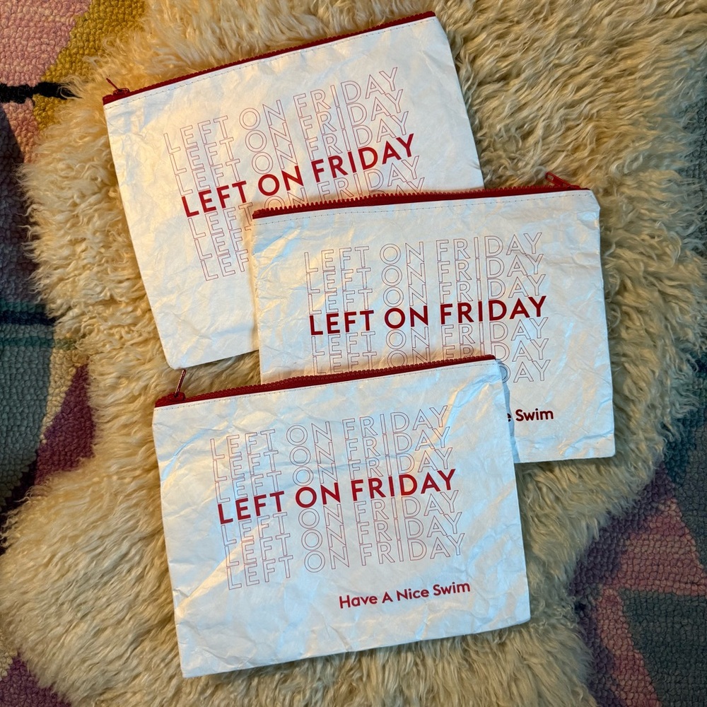 Left on Friday - Wet Bags